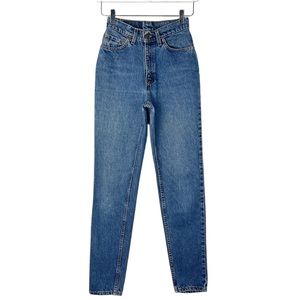 Levi's 512 Vintage Mom Jeans Womens High Rise Slim Fit Tapered Leg Size 24